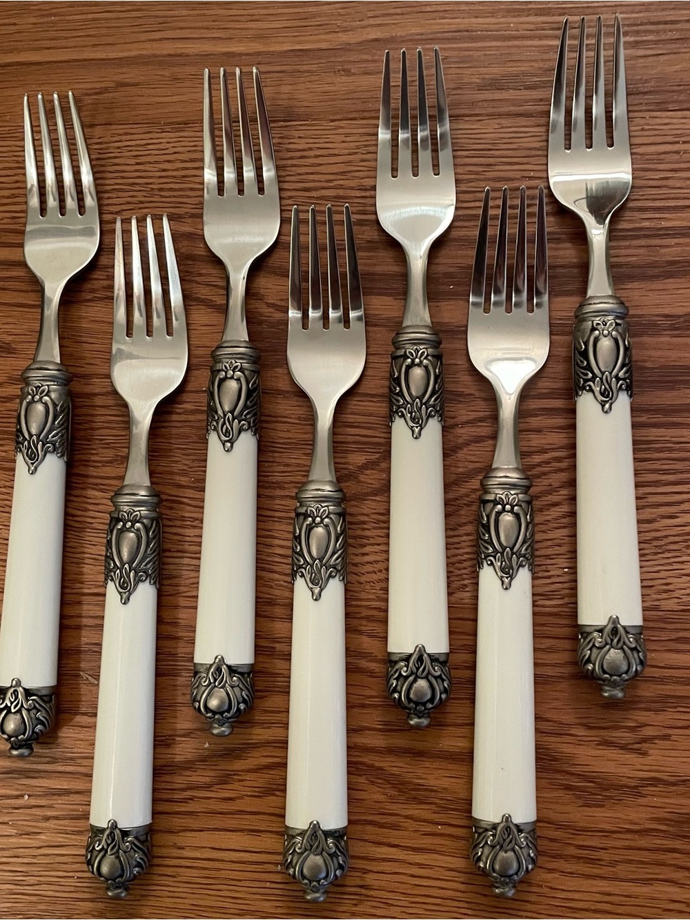 Home Essentials Renaissance Bone Salad Fork Set Of 7